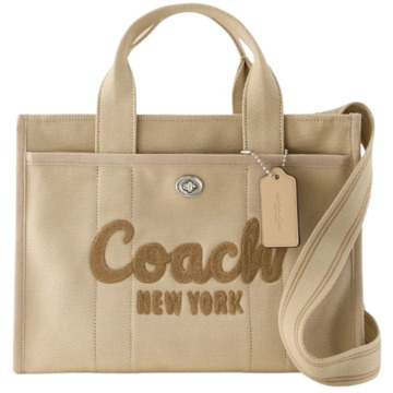 Coach Neutrale Canvas Tote Bag Coach , Beige , Dames - ONE Size