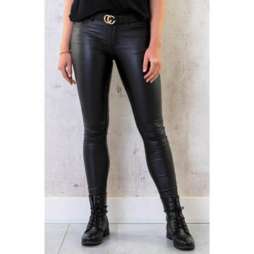 Coating Jeans Black Zwart