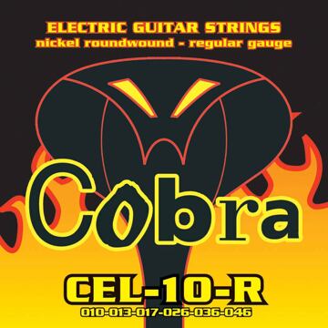 Cobra CEL-10-R snarenset elektrische gitaar snarenset elektrische gitaar, nickel roundwound, regular: .010-.013-.017-.026-.036-.046