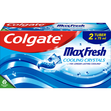 Colgate Tandpasta Colgate Max Verse Koelkristallen 2 x 75 ml
