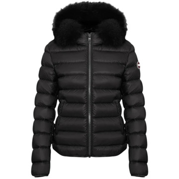 Colmar Zwarte Winterjas met Afneembare Capuchon Colmar , Black , Dames - 2Xl,Xl,L,M,S,Xs,2Xs