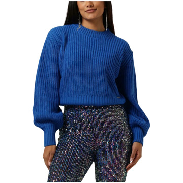 Colourful Rebel Dames Truien vesten Yitty Knitted Sweater Colourful Rebel , Blue , Dames - L,M