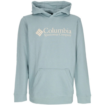 Columbia Basic Logo Hoodie Stone Blue Columbia , Blue , Heren - Xl,S