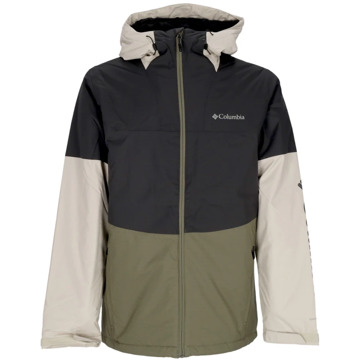 Columbia point park insulated outdoorjas grijs/bruin heren heren - L