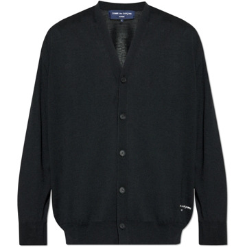 Comme Des Garçons Cardigan met logo Comme des Garçons , Black , Heren