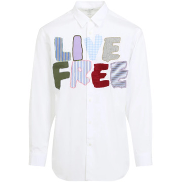 Comme Des Garçons Witte Klassieke Overhemd Comme des Garçons , White , Heren - L,M,S