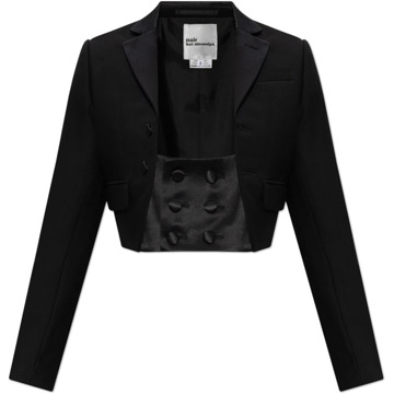 Comme Des Garçons Wollen Blazer Comme des Garçons , Black , Dames - L,M,S