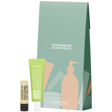 Compagnie de Provence Geschenkset Compagnie De Provence Hand & Lip Gift Set 2 st