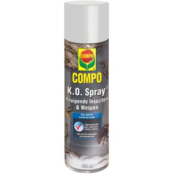 Compo K.O. Spray- Kruipende Insecten en wespen - 400 ML