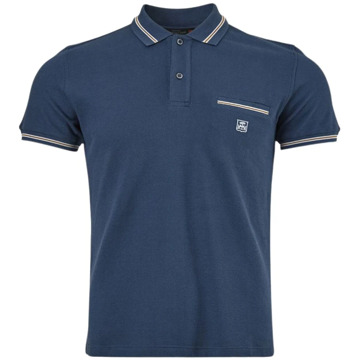 Corneliani Blauw Italiaans Katoenen Poloshirt Corneliani , Blue , Heren - S