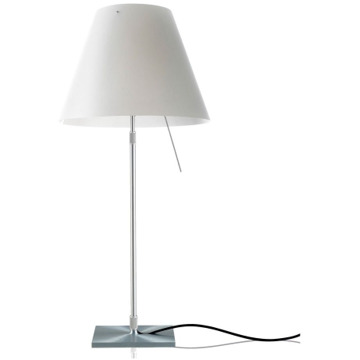 Costanza Tafellamp Wit, Zilver