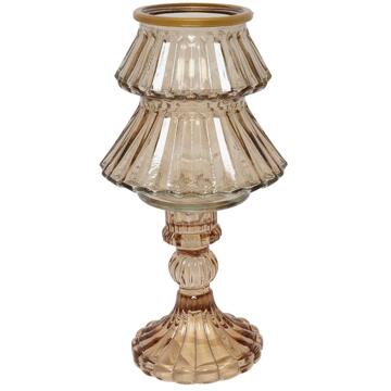 Countryfield Kandelaar boom S bruin Ø10,5xH18,5cm