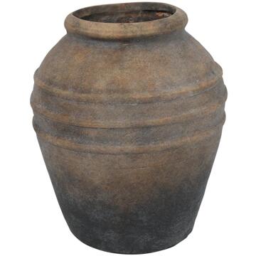 Countryfield Vaas Reuben L grijs Ø23xH27cm
