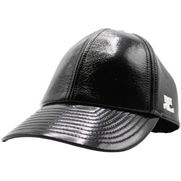 Courreges Klassieke Vinyl Cap Heruitgave Courrèges , Black , Dames - M,S