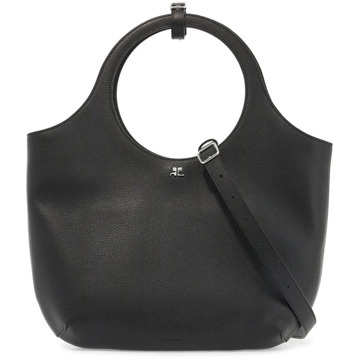 Courreges Stijlvolle Media Handtas voor Dagelijks Gebruik Courrèges , Black , Dames - ONE Size