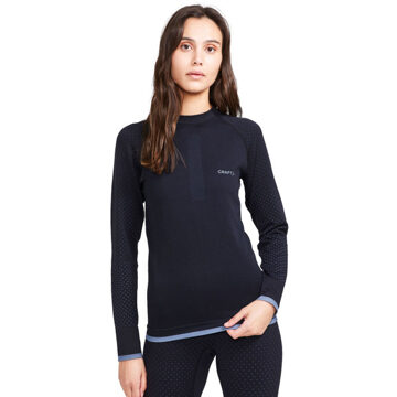 Craft Warm Intensity CN LS Dames Zwart - M