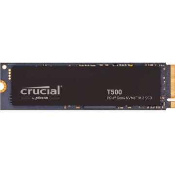 Crucial T500 SSD 2TB PCIe Gen4 NVMe M.2 Interne Gaming SSD, tot 7200MB/s, SSD harde schijf - CT2000T500SSD8