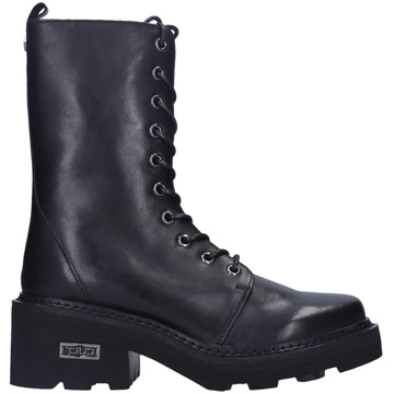 CULT Zwarte Leren Laarzen voor Dames Cult , Black , Dames - 36 Eu,38 Eu,40 Eu,41 Eu,39 Eu,37 EU