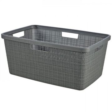 Curver Jute Wasmand 46 L - Donkergrijs