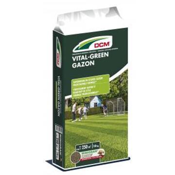 DCM Meststof vital green gazon 10 kg Groen