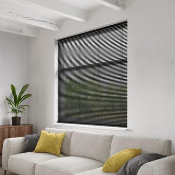Decosol aluminium jaloezie (100x180 cm) Zwart - 000