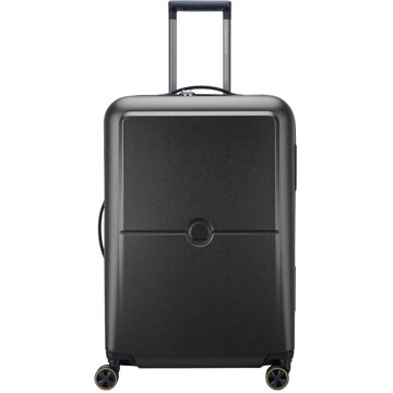 Delsey Turenne 2.0 Trolley M black Harde Koffer Zwart - H 72 x B 47 x D 29