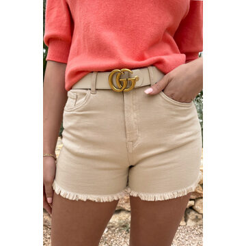 Denim Short Beige