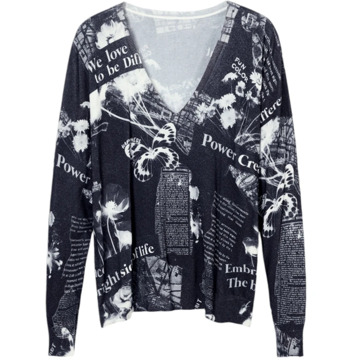 Desigual Herfst/Winter Dames Trui Collectie Desigual , Black , Dames - L,M,S,Xs