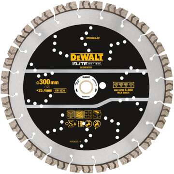 DeWalt DT20463-QZ Elite Diamantblad | Gesegmenteerd | 355 mm |Universeel - DT20463-QZ