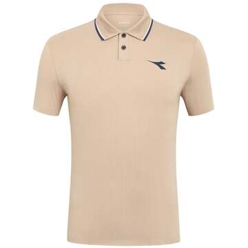 Diadora Icon Polo Heren-Beige - L