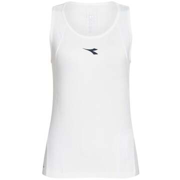 Diadora L. Icon Tanktop Dames-Wit - M
