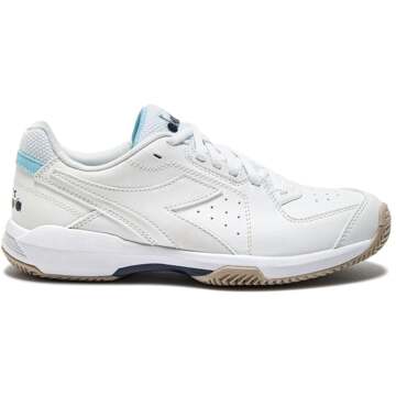 Diadora S. Challenge 6 Sl Tennisschoenen Dames-Wit,Lichtblauw - 40