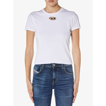 Diesel Dames shirt t-uncutie-long-od wit - L