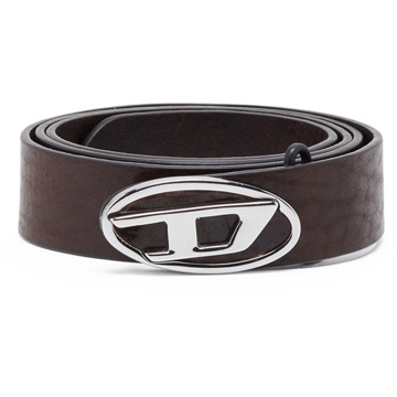 Diesel Reversible leather belt with Oval D logo Diesel , Brown , Heren - 100 Cm,75 Cm,90 Cm,85 Cm,80 Cm,95 Cm,105 CM