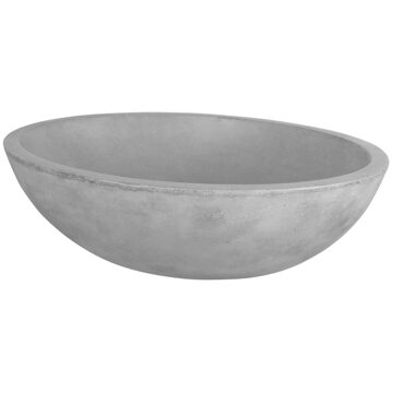 Differnz Dias - Waskom beton lichtgrijs - 50 x 38 x 14 cm
