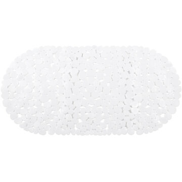 Differnz Lapis Anti-slip inlegmat Bad 70x35cm Wit