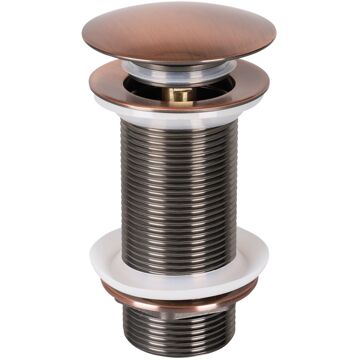 Differnz Wastafel Afvoerplug Differnz Pop Up Design 9.8 cm Koper
