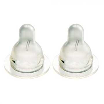 Difrax Natural flessenspeen - Small - 2 stuks Transparant