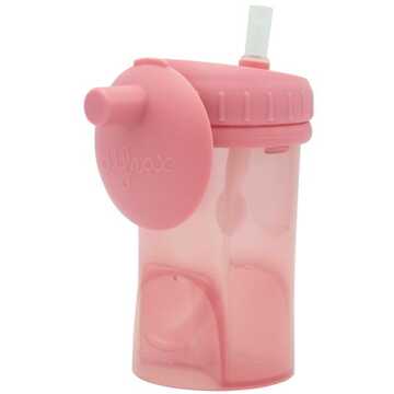 Difrax Rietjesbeker antilek - 250 ml - Roze