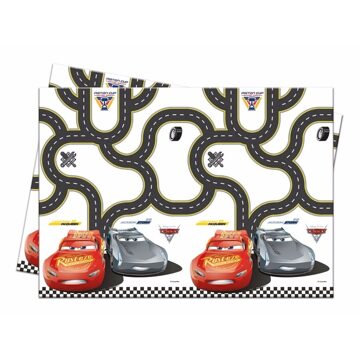 Disney Cars tafellaken 180 cm - Feesttafelkleden Multikleur