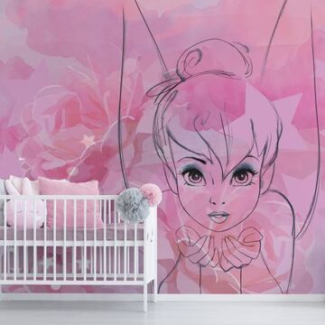 Disney Vliesbehang Tinkerbell Watercolour Mural