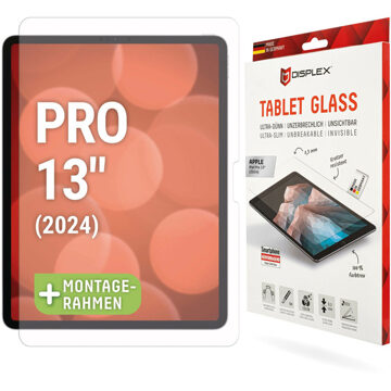 DISPLEX Glass Screenprotector voor de Apple iPad Pro 13 (2025) M5 / (2024) M4 Transparant