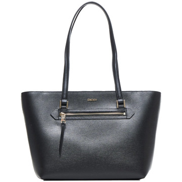 DKNY Bryant Ave Md Tote black/gold Damestas Zwart - H 16 x B 24 x D 8