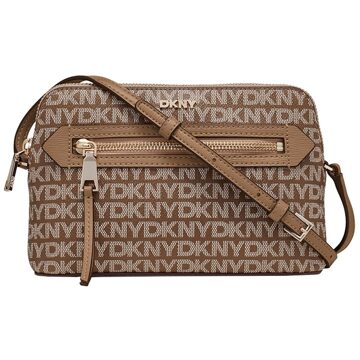 DKNY Bryant Ave Tz Dome Cbody shitake Damestas Taupe - H 14 x B 21 x D 6