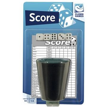 dobbelset en scoreblok Multikleur