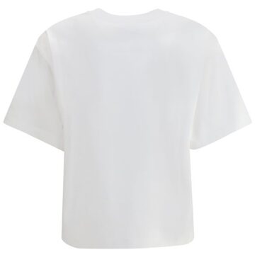 Dolce & Gabbana Logo Print Relaxed Fit T-shirt Wit