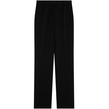 Dolce & Gabbana Regular Fit Broek Dolce & Gabbana , Black , Dames - M,S,Xs