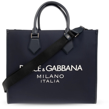 Dolce & Gabbana Shopper tas Dolce & Gabbana , Blue , Heren - ONE Size
