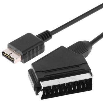 Dolphix Scart AV kabel voor PlayStation 1, 2 en 3 - 1,8 meter