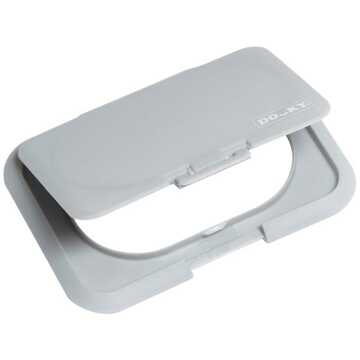 Dooky Deksel Voor Babydoekjes Herbruikbaar Grijs